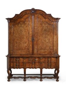 Dutch walnut cabinet