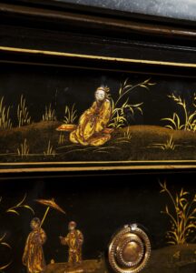 Chinoiserie lacquered commode selected by Hubert de Givenchy