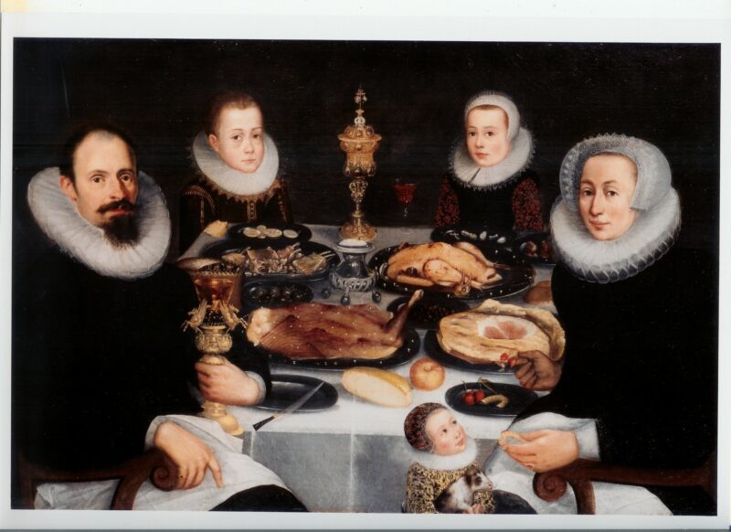 Portrait of a Patrician Family – Old Master – Family Portrait