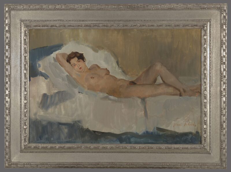 Israels, Isaac – reclining nude incl frame