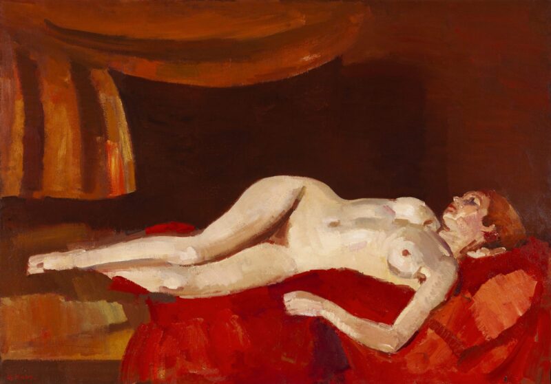 Kees Maks – Reclining Nude – Daatselaar