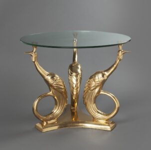 Peacock table