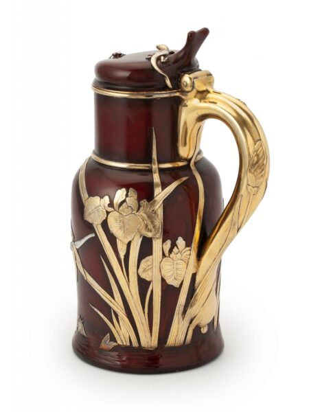 Russian Silver gilt lacquer jug – Ovchinnikov