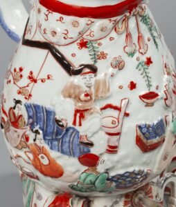 Japanese Imari coffee pot detail II kopie