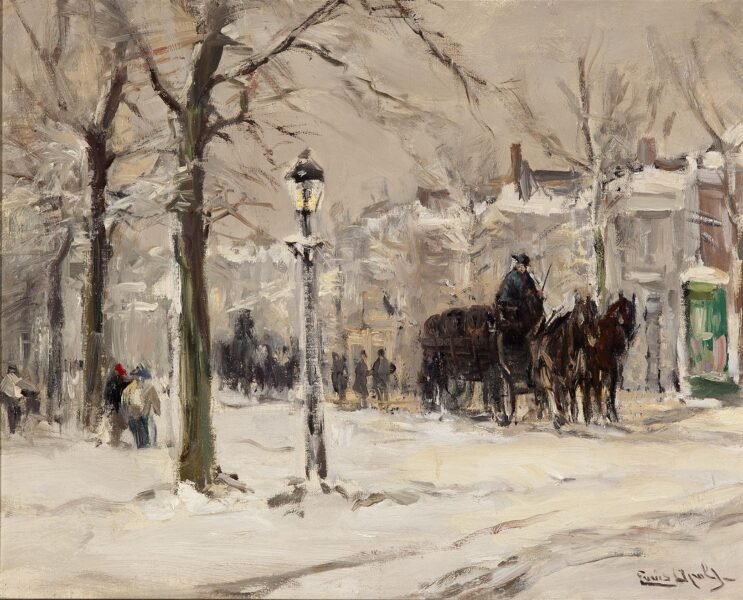 Apol, Louis – Horses in the snow