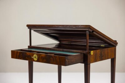 Mahogany architects table Chapuis detail II Mahogany architects table Chapuis detail II