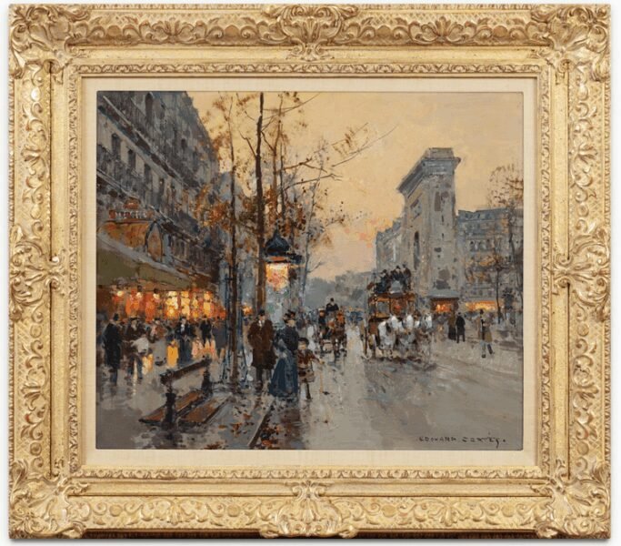 Cortes – La Porte Saint-Denis framed