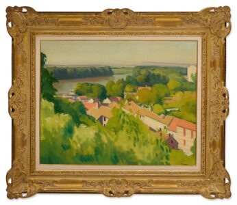 Marquet – Le village d’Herblay, automne (framed)