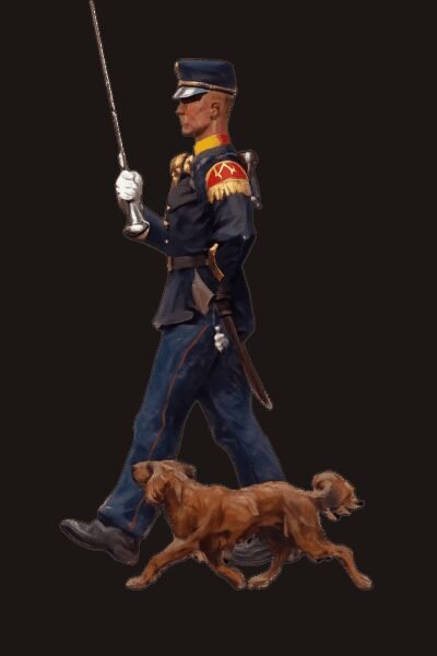 Luijt Thies – with dog