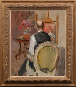 Isaac Israels – Marius Bauer in the studio of Isaac Israels incl frame