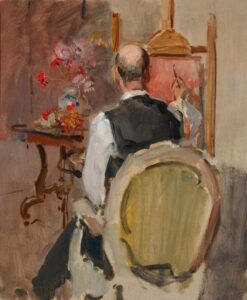 Isaac Israels – Marius Bauer in the studio of Isaac Israels