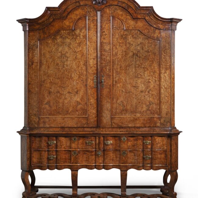 Dutch Louis XV walnut cabinet