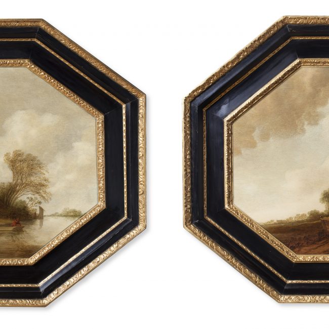 Pieter Jansz van Asch - pair of dutch landscapes