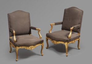 Pair of French fauteuils