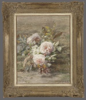 Gerardina Jacoba van de Sande Bakhuyzen - Flower still life with roses