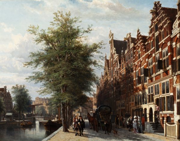 Cornelis Springer - Singel Amsterdam