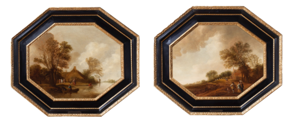 Van Asch - pair of Dutch landscapes