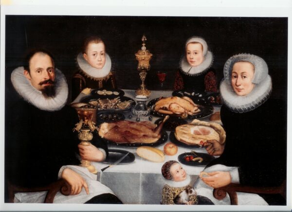 Portrait of a Patrician Family - Old Master - Family Portrait