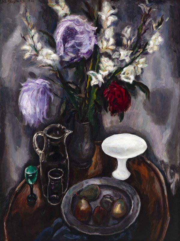 Jan Sluijters - Still life with flowers and fruit