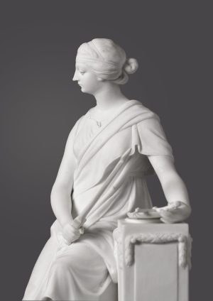 Dihl et Guerhard - biscuit porcelain figures