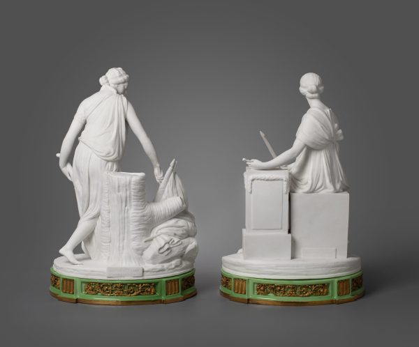 Dihl et Guerhard - biscuit porcelain figures