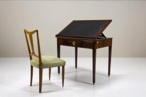 Mahogany architects table Chapuis