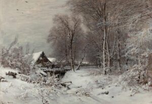 Louis Apol - winter in the forest