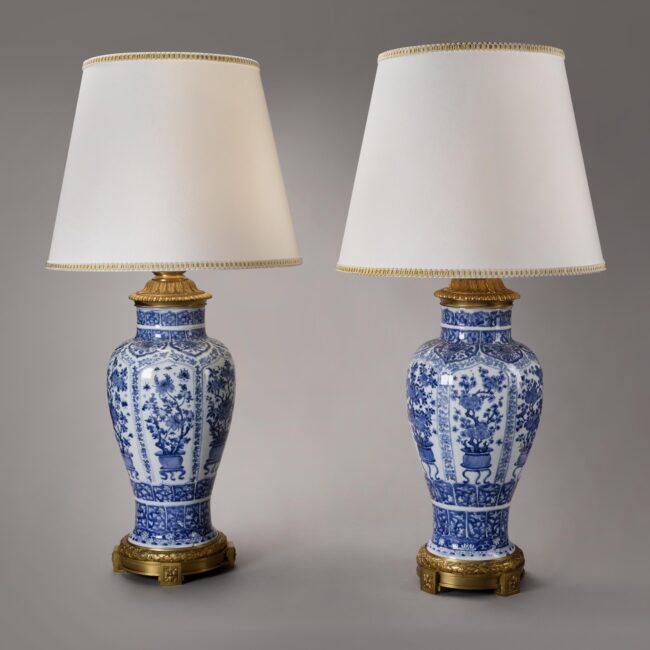 Kangxi vases lamps